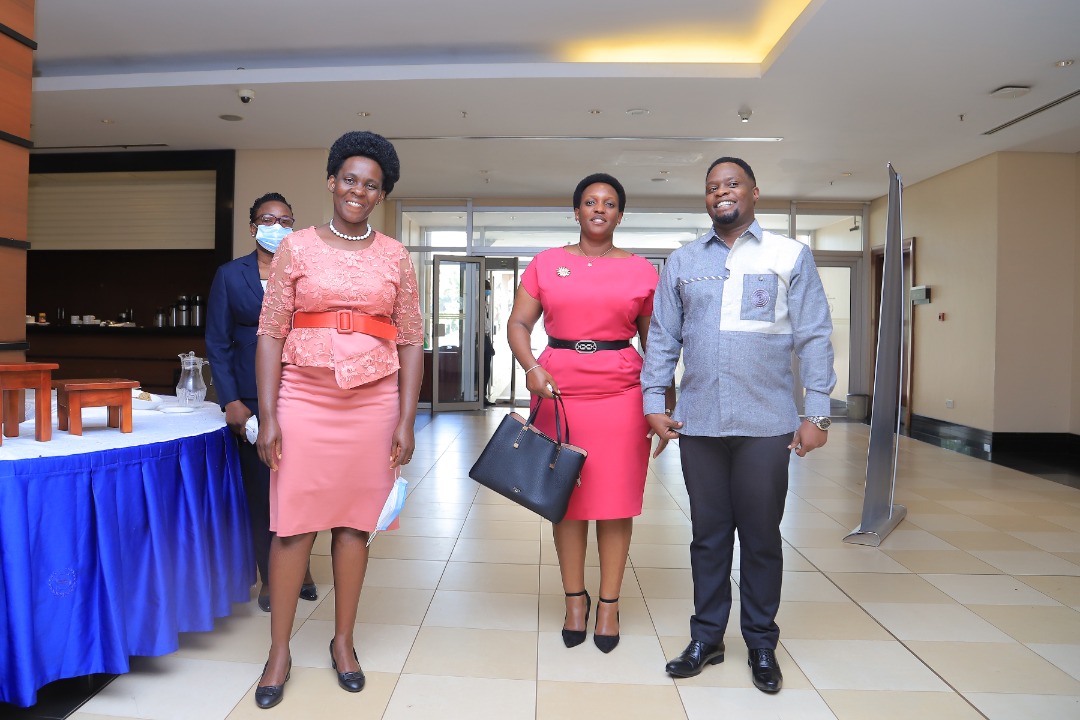 AfriChild Centre Makerere Hon. Margaret Makhoha, Mr Timothy Opobo & Diana Mutasingwa Kagyenyi